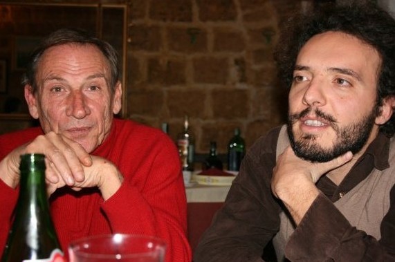 Zeman con il regista Giuseppe Sansonna