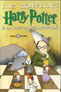 Harry Potter e la Pietra Filosofale, copertina del libro