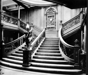 Salone e scalinata del Titanic