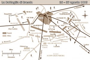 La Battaglia di Dresda - La mappa La Battaglia di Dresda - La mappa