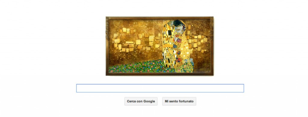 Gustav Klimt, logo Google dedicato al 150° anniversario della sua nascita