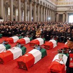 Il rito funebre che onora i caduti italiani a Nassiriya