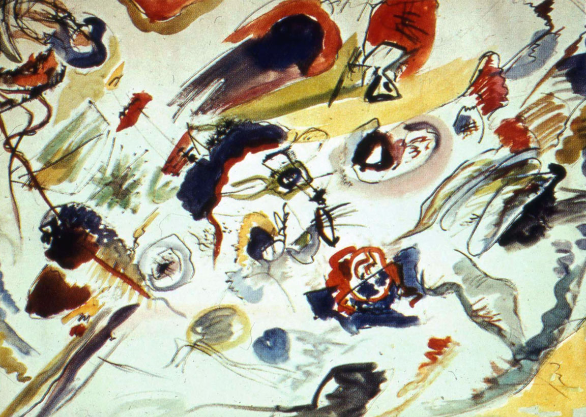 Kandinskij, primo acquerello astratto (1913)