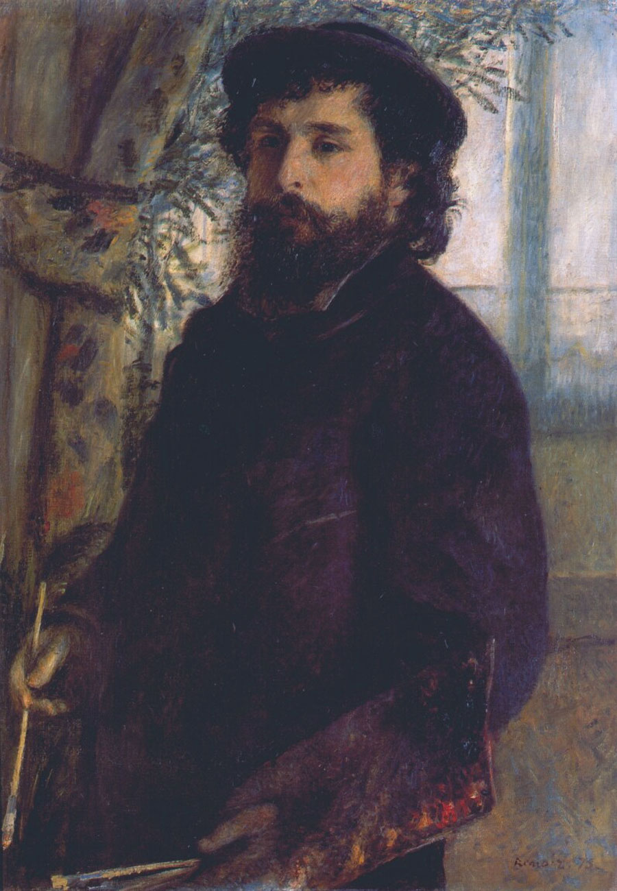 Ritratto di Claude Monet (eseguito da Renoir)