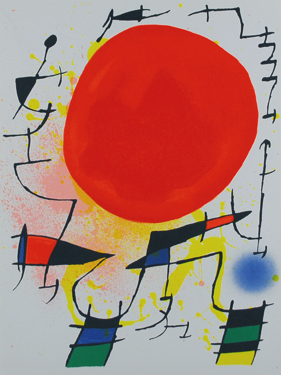 Sole rosso - Le soleil rouge - 1967 - Joan Miro
