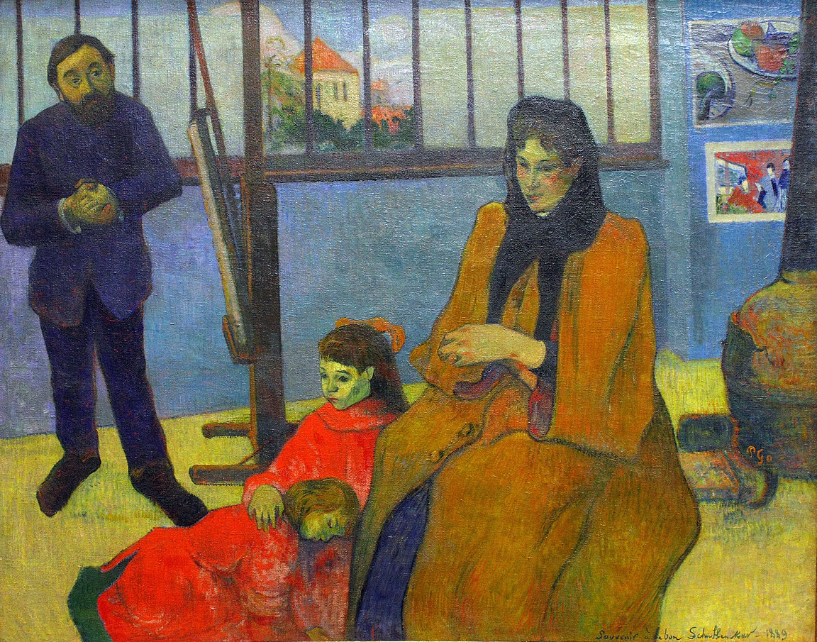 Atelier di Schuffenecker - Gauguin - 1889
