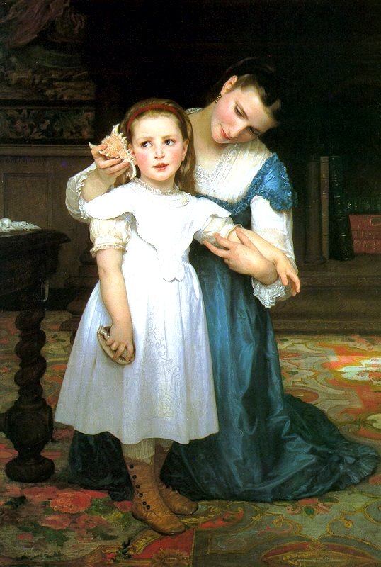 Bouguereau The shell Le Coquillage 1871