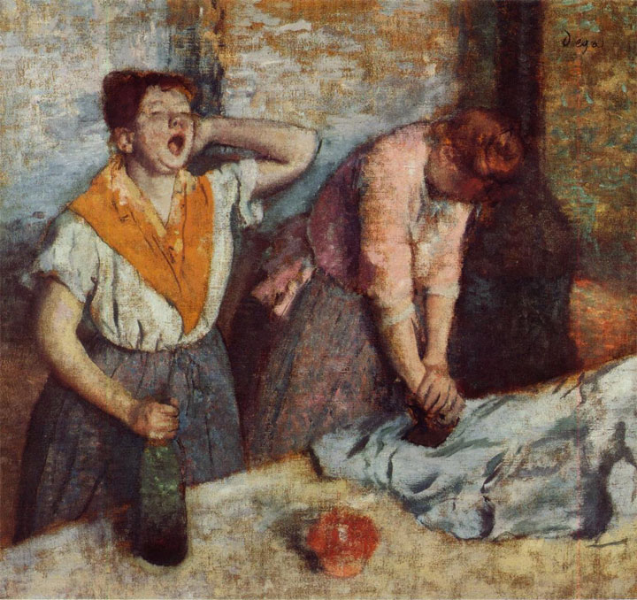 Le stiratrici - Les repasseuses - Degas - 1884-1886
