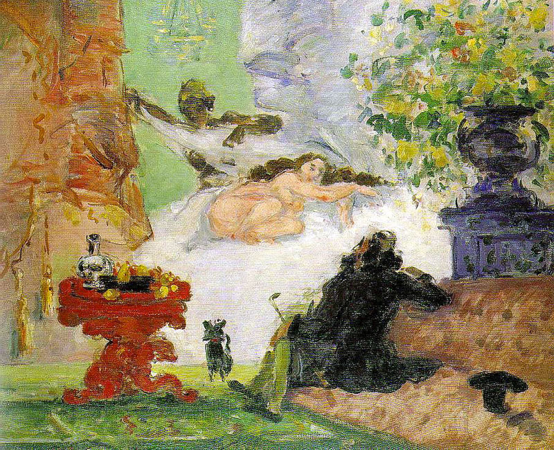 Modern Olympia - Cezanne - 1873-1874