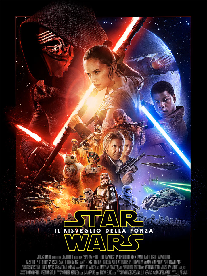 Il risveglio della forza - poster - locandina film - Star Wars - Episodio 7 - Guerre Stellari