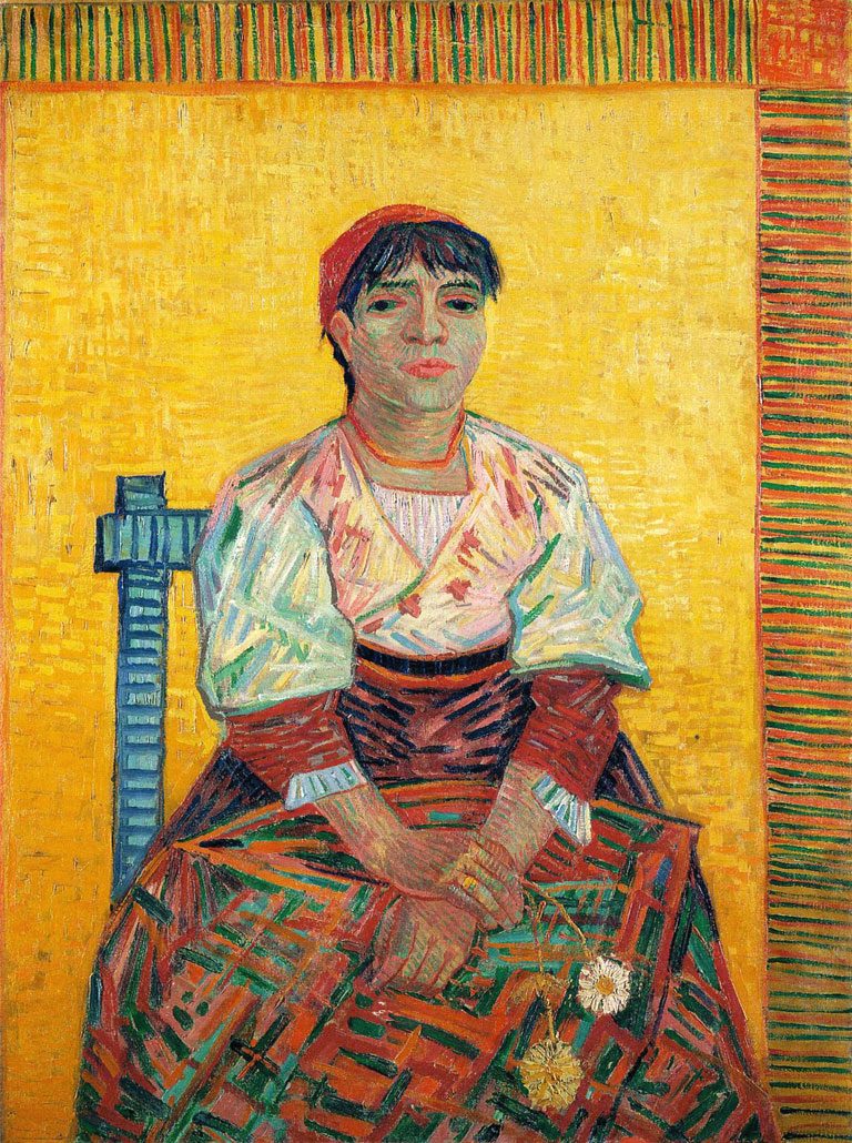 L'italiana - The Italian woman - L'Italienne - Agostina Segatori - quadro - picture - Van Gogh - 1887