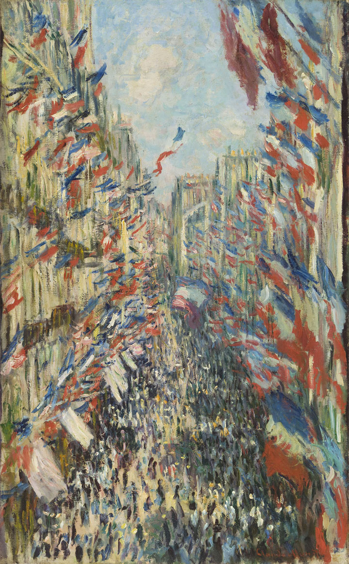 Rue Montorgueil a Parigi - Festa del 30 giugno 1878