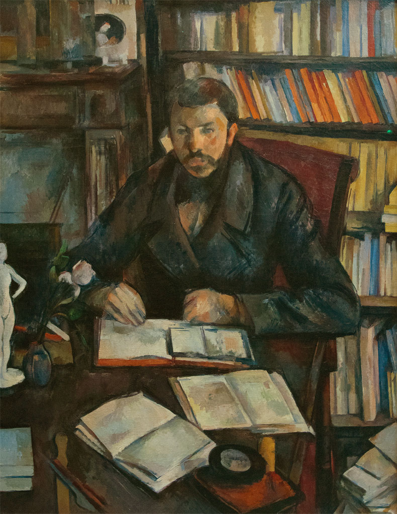 Ritratto di Gustave Geffroy, di Cézanne