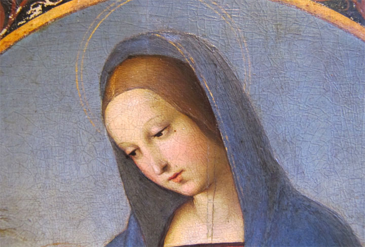 Constable Madonna - Raphael - el detalle de la cara