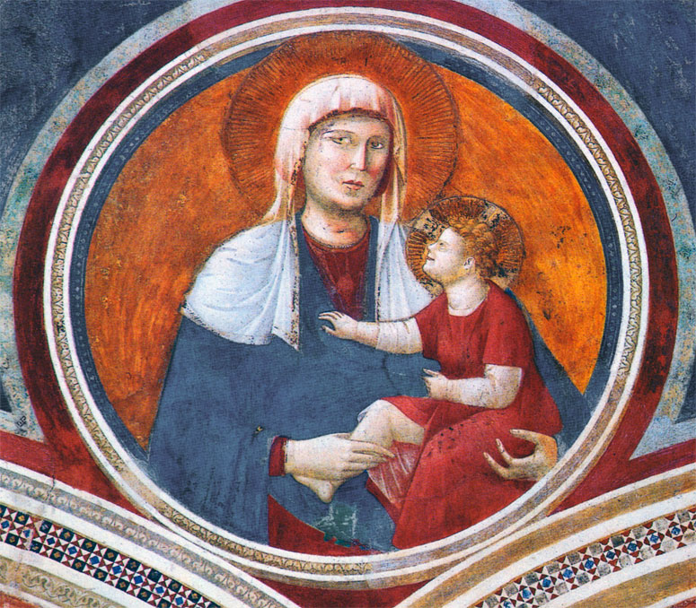 Madonna col Bambino ridente (affresco di Giotto)