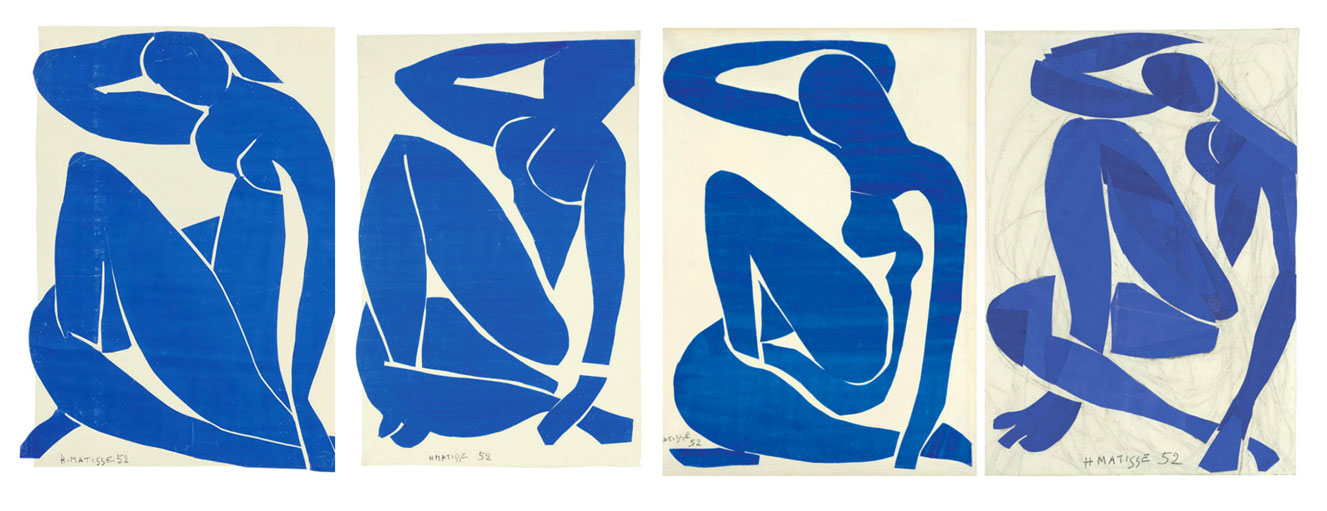 La serie "Nudi Blu" di Henri Matisse