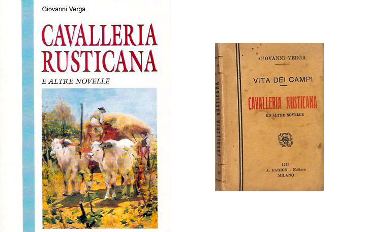 Cavalleria rusticana - Novella - Giovanni Verga - libro - riassunto