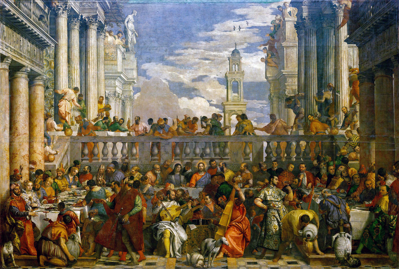 Le nozze di Cana - quadro Veronese