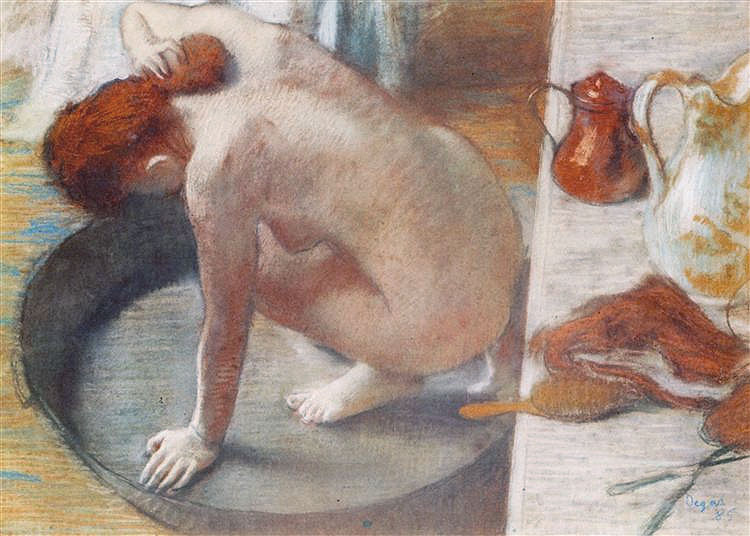 Degas - Le tub - La tinozza - 1886