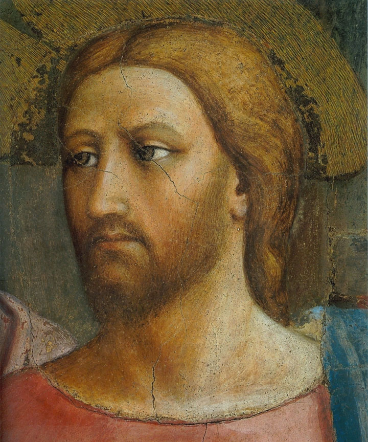 Il volto di Gesù nel dettaglio