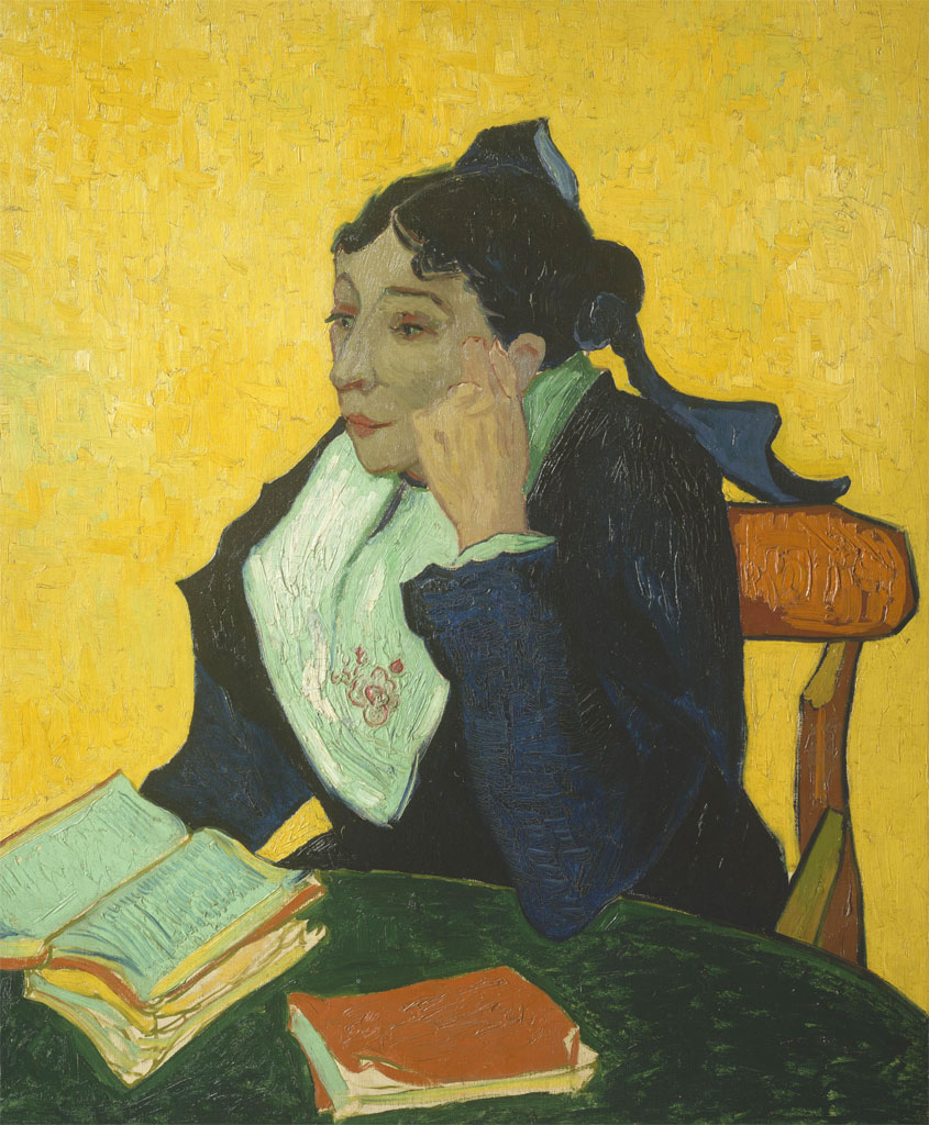 Arlesiana - Van Gogh - 1888 - Arlesienne - con libri