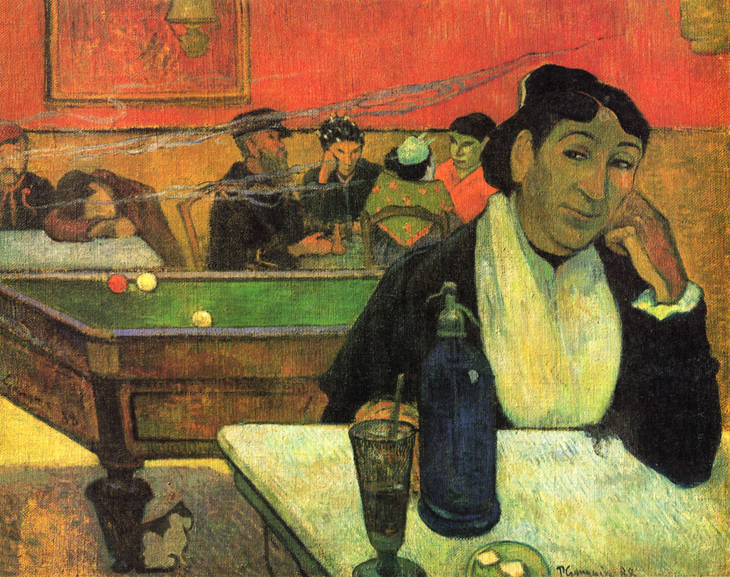 Caffè di notte ad Arles - Night Café ad Arles - Madame Ginoux - Gauguin - 1888