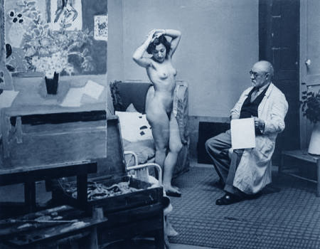 Henri Matisse e una sua modella