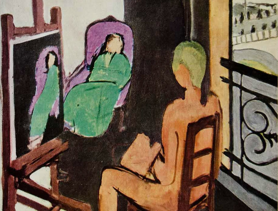 Il pittore e la modella - Matisse - dettaglio