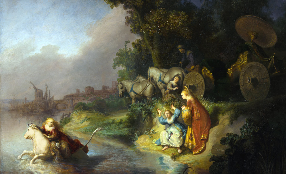 Il rapimento di Europa - Rembrandt - The Abduction of Europa - 1632