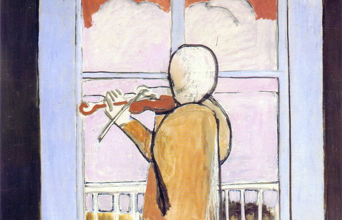 Le Violoniste a la fenetre - The Violinist at the window - 1918 - Matisse