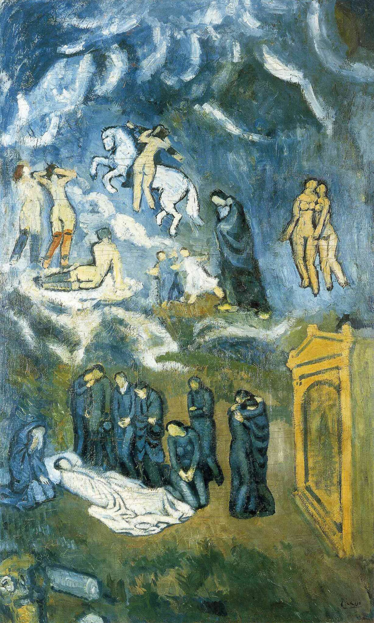 Evocazione Il Funerale Di Casagemas Opera Di Pablo Picasso Del 1901