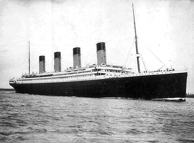 Una foto del Titanic