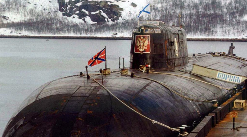 Il sottomarino nucleare russo Kursk K-141