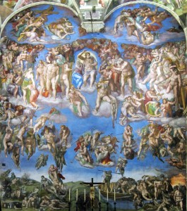 Il Giudizio Universale presente nella Cappella Sistina, capolavoro di Michelangelo Buonarroti Il Giudizio Universale presente nella Cappella Sistina, capolavoro di Michelangelo Buonarroti