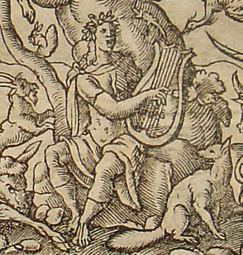 Orfeo mentre suona la sua lira - XVI secolo