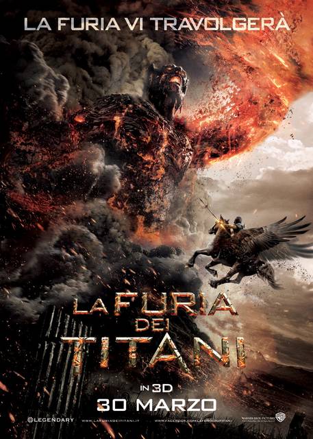 La furia dei titani, locandina del film (2012)