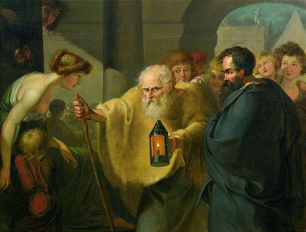 Diogene di Sinope - Cercare con il lanternino