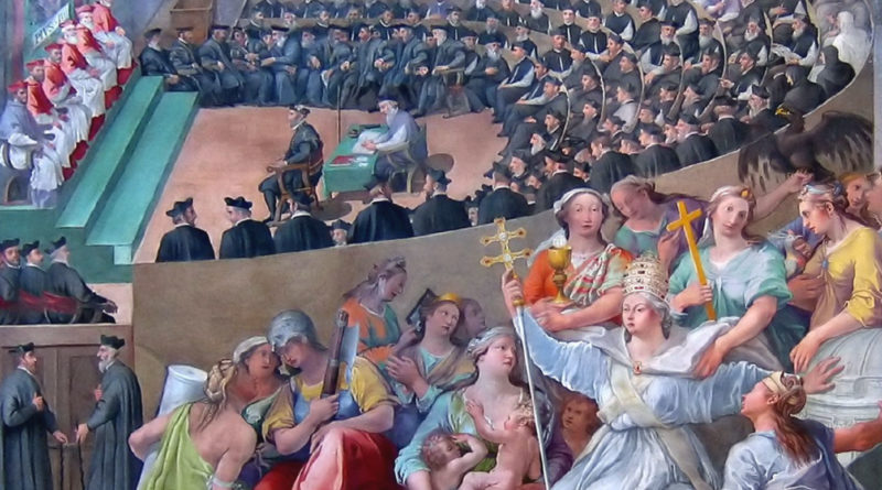 Il concilio di Trento, dipinto di Pasquale Cati (1588)