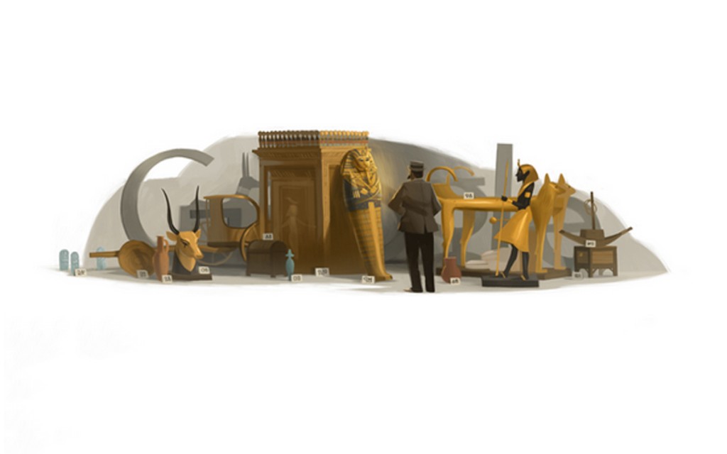 Il doodle di Google del 9 maggio 2012 dedicato ad Howard Carter