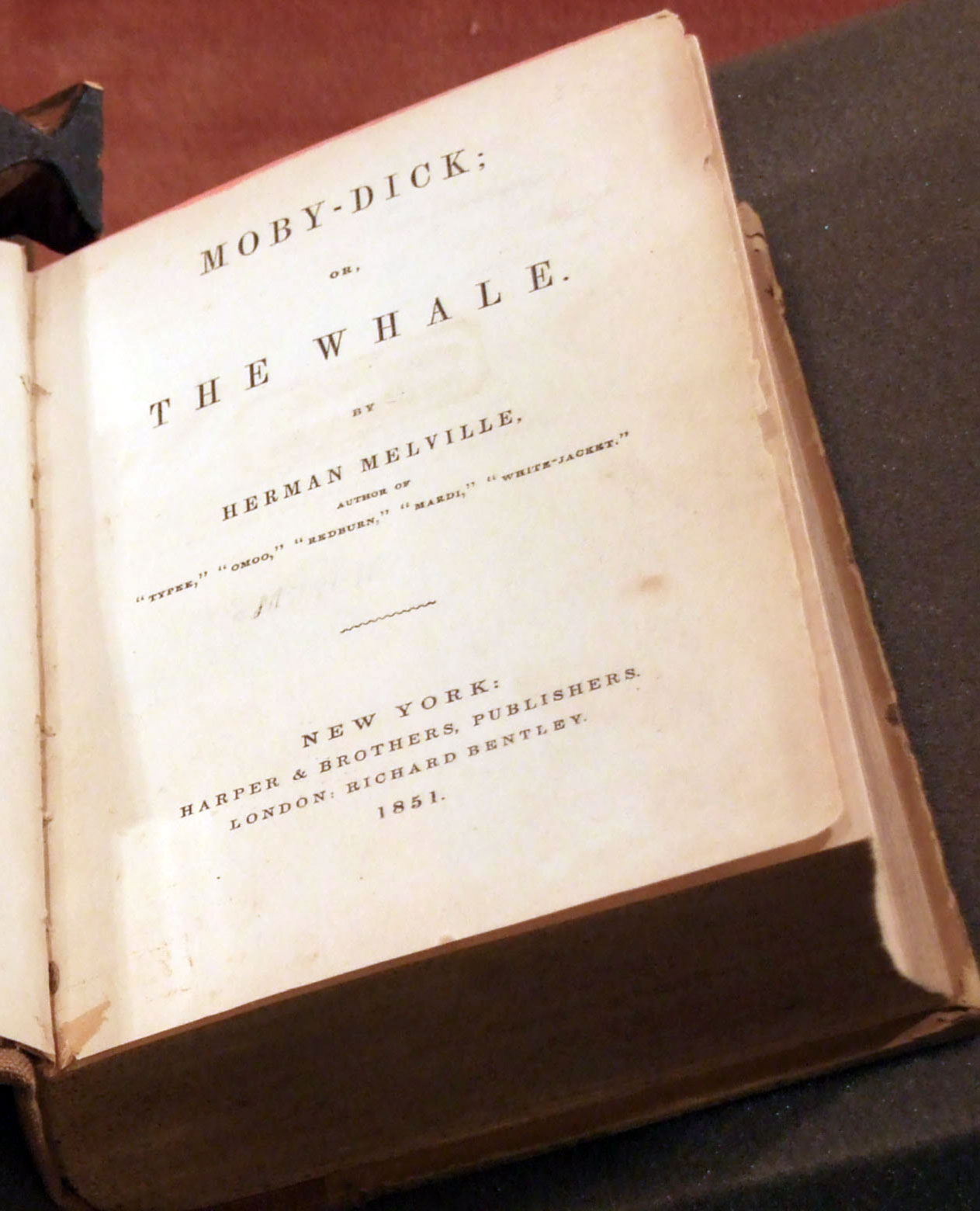 La prima edizione di Moby Dick, del 1851