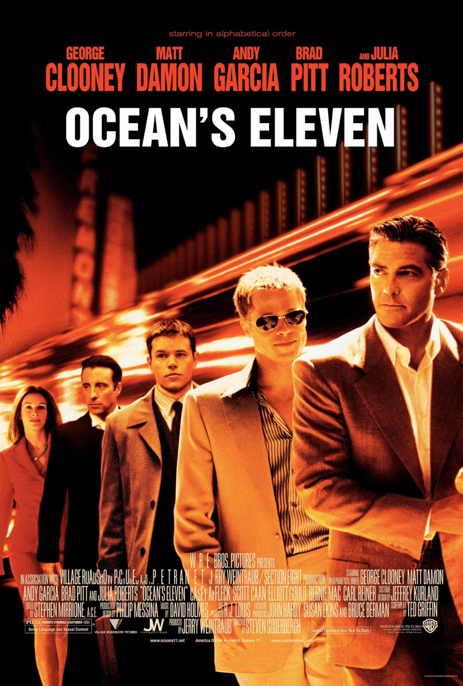 which casinos in oceans eleven were robbed