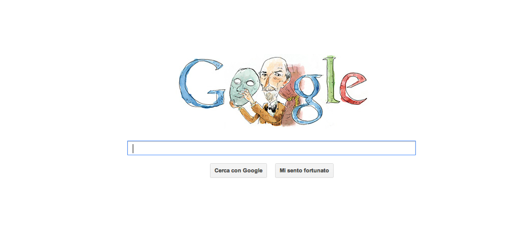 Doodle Google celebrativo: Luigi Pirandello