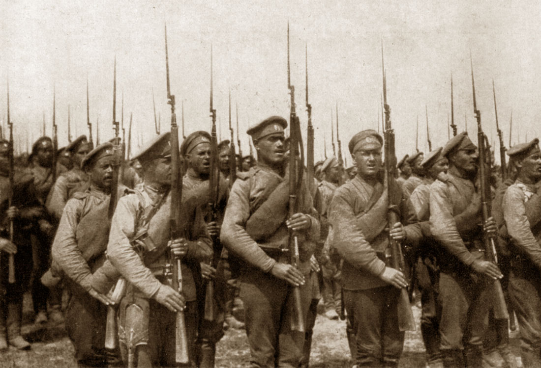 Prima Guerra Mondiale, soldati russi