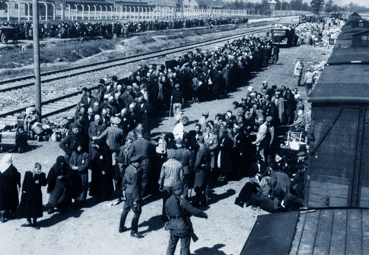 Auschwitz, una foto del campo di concentramento