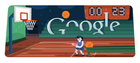 Doodle Google olimpici - Basketball (pallacanestro)