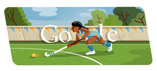 Doodle Google Olimpiadi - Londra 2012 - Hockey