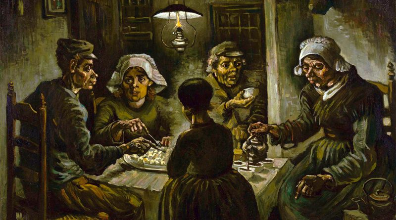 Quadro Mangiatori di patate, di Van Gogh