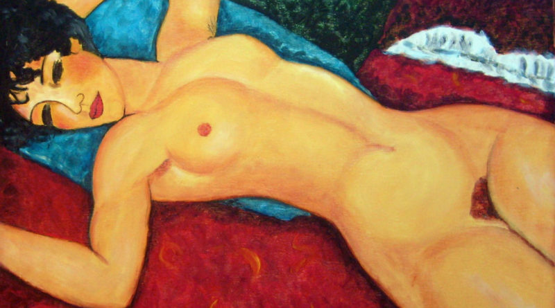 Nudo sdraiato, di Amedeo Modigliani
