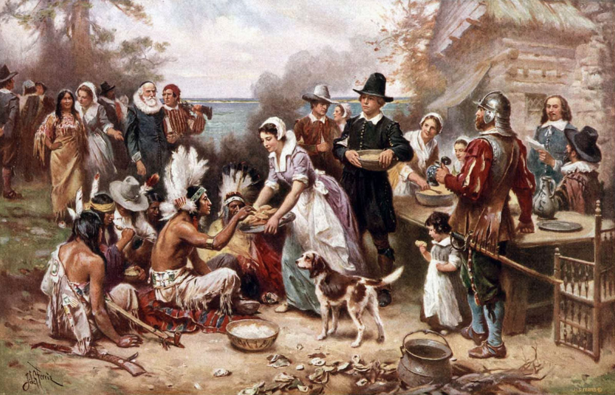 Il Giorno del Ringraziamento (Thanksgiving Day): padri pellegrini e nativi americani