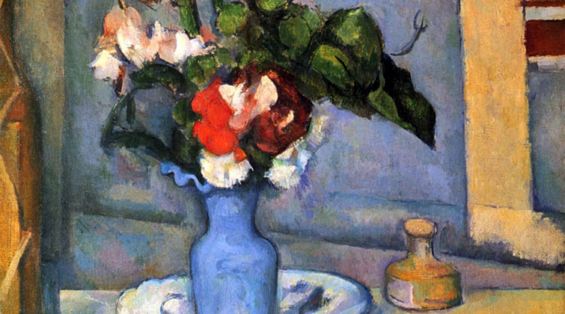 Vaso blu, famoso quadro di Paul Cézanne